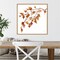 Colors of the Fall VIII by Anne Tavoletti 22-in. W x 22-in. H. Canvas Wall Art Print Framed in Natural